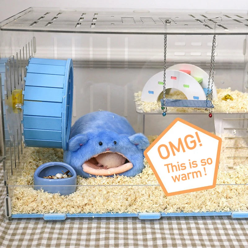 Guinea Pig & Hamster Cosy Bed - Soft Warm Cage House