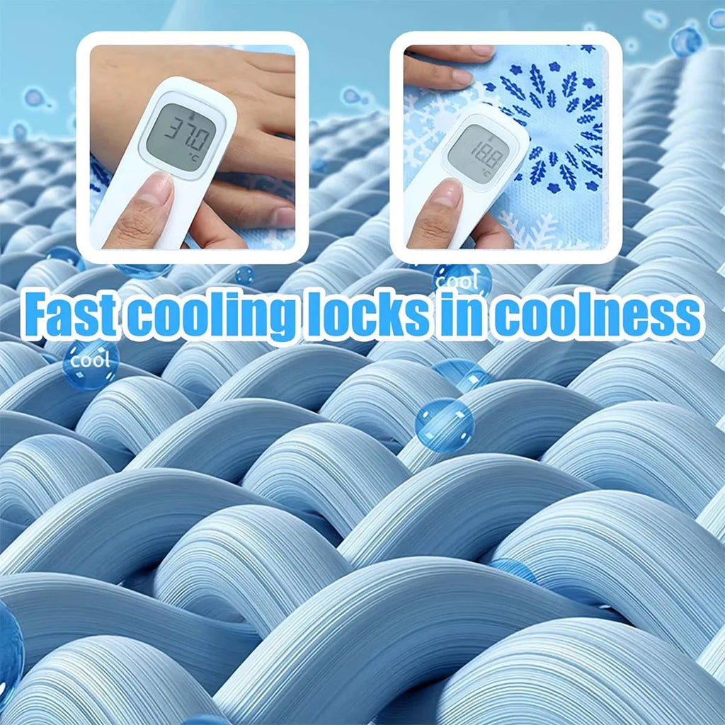 Pet Cooling Mat - Water Injection Ice Pad for Dogs & Cats