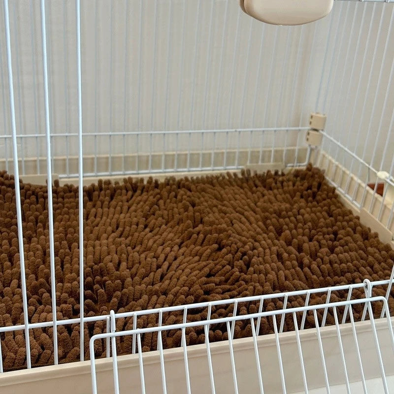 Small Pet Fleece Bed Mat - Soft Plush Sleeping Pad