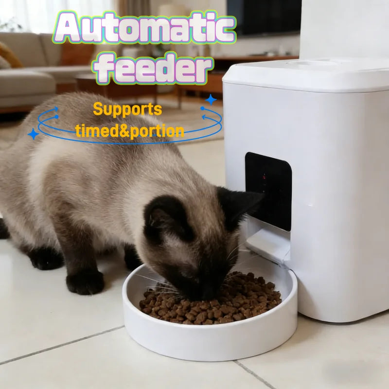 Smart Pet Feeder 2L - WiFi App Control Auto Dispenser