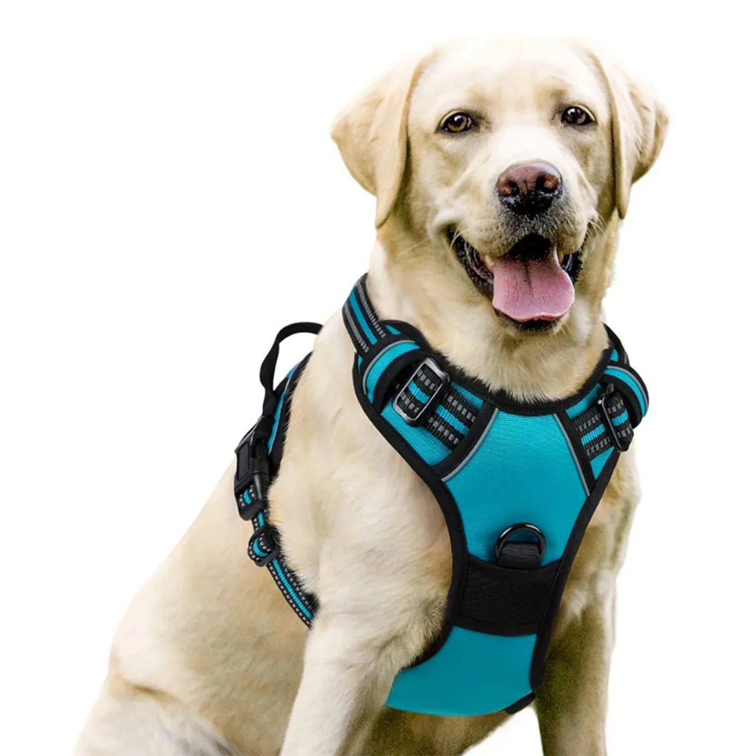 Dog Harness No Pull Pet Harness Adjustable Padded Dog Vest with Easy Control Handles for Large Dogs Adjustable Oxford Vest