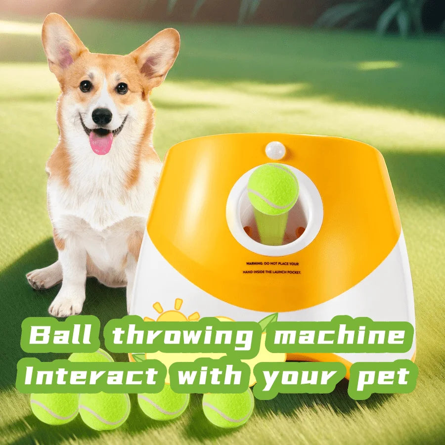Dog Ball Launcher - Automatic Tennis Throwing Machine
