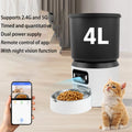 Smart Pet Feeder 4L with Camera - WiFi Auto Dispenser
