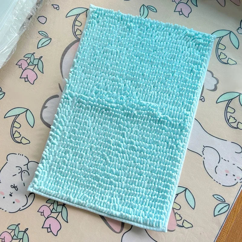 Small Pet Fleece Bed Mat - Soft Plush Sleeping Pad