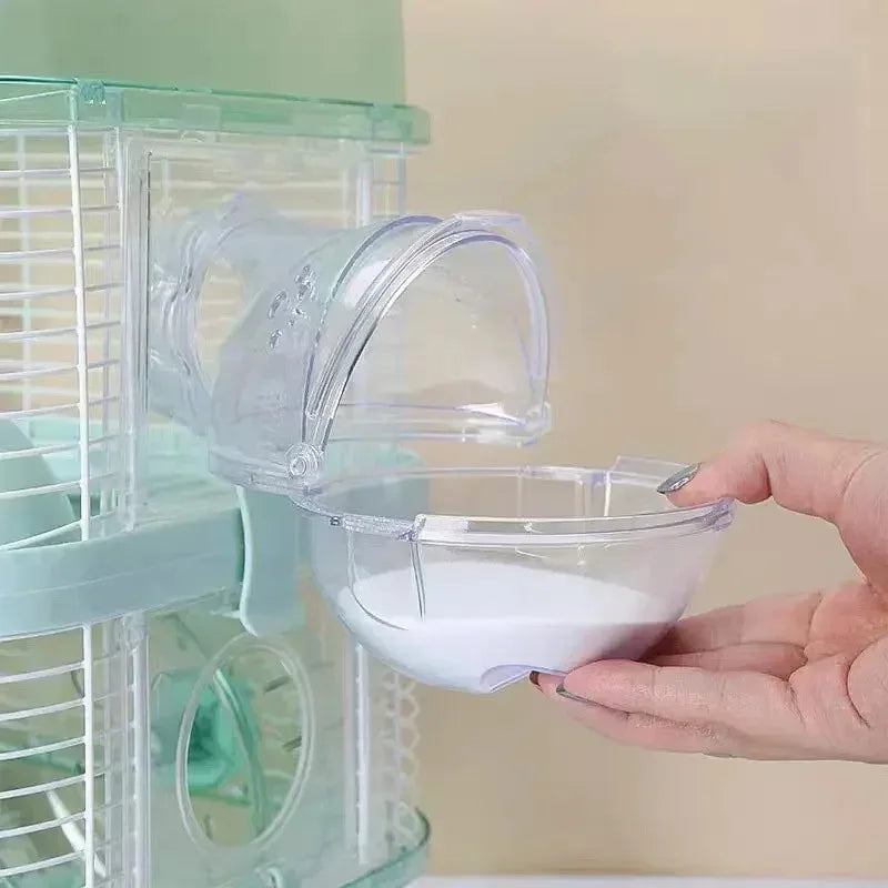 Hamster Sand Room - Acrylic Clear Bathroom Basin