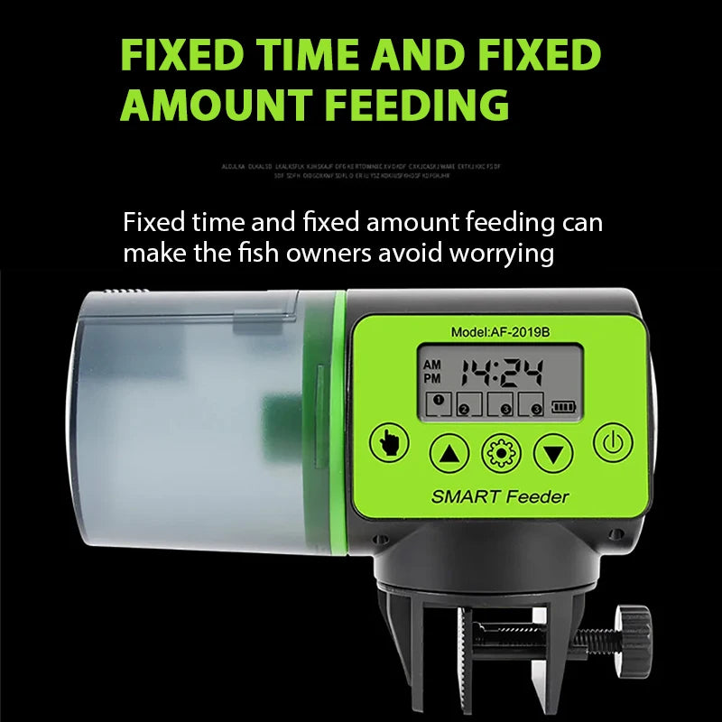 Smart Fish Feeder - Digital Timer with Electric Dispenser