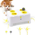 Interactive Cat Toy - 3-Mode Rechargeable Feather Toy