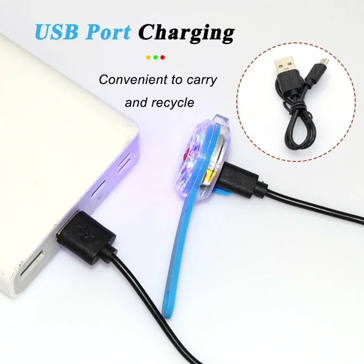 LED Dog Collar Light - USB Rechargeable Safety Pendant