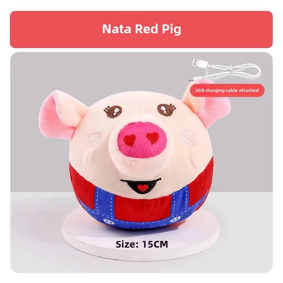 Dog Interactive Puzzle Ball - Electric Jumping USB Rechargeable
