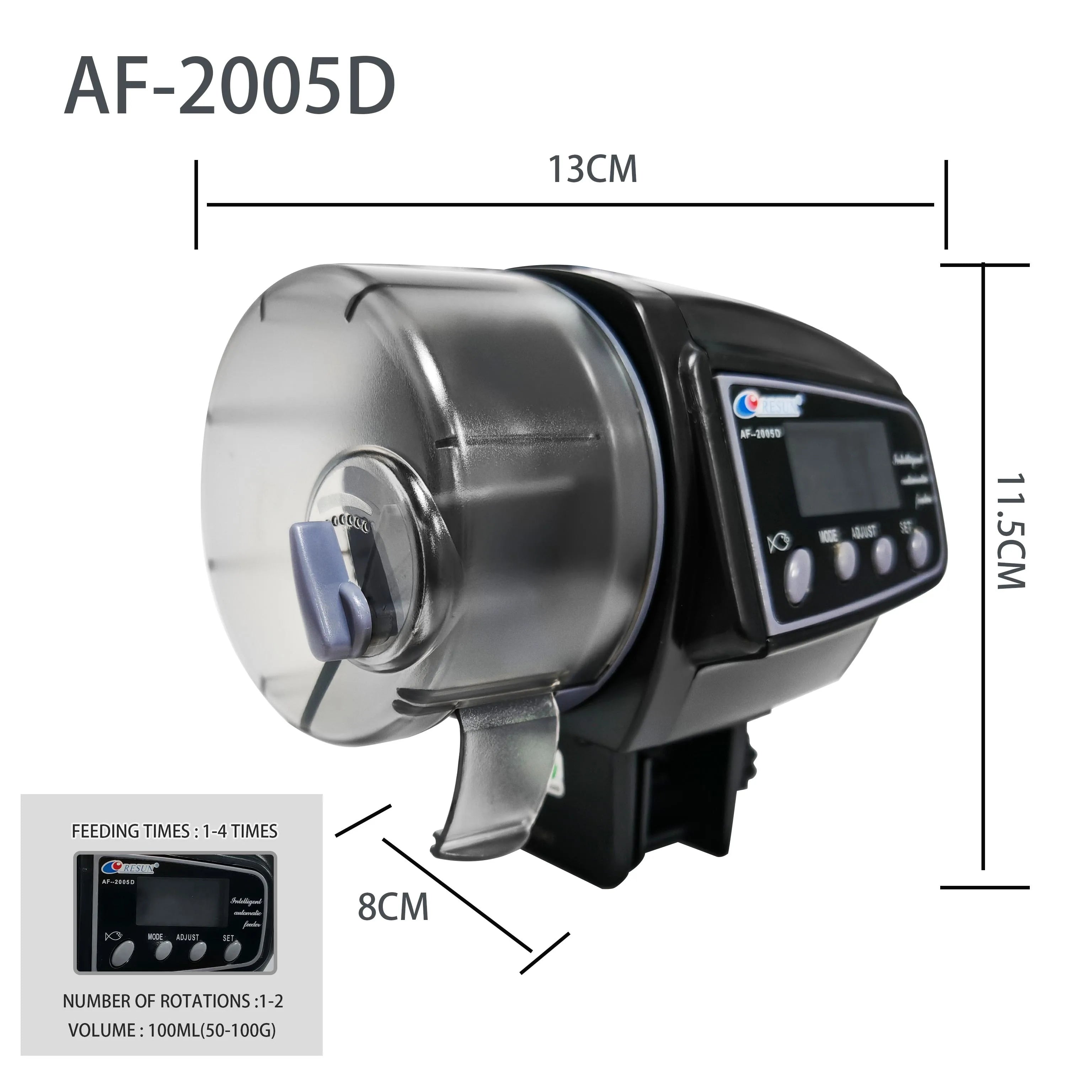 Automatic Fish Feeder - LCD Digital Timer Dispenser
