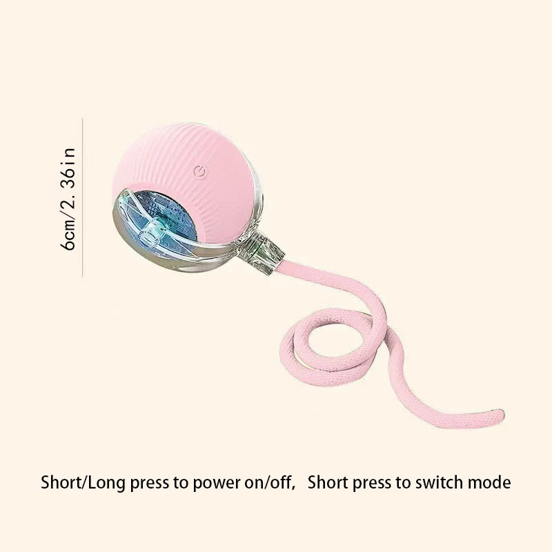 Smart Cat Ball - Auto Rolling Electric Toy with LED