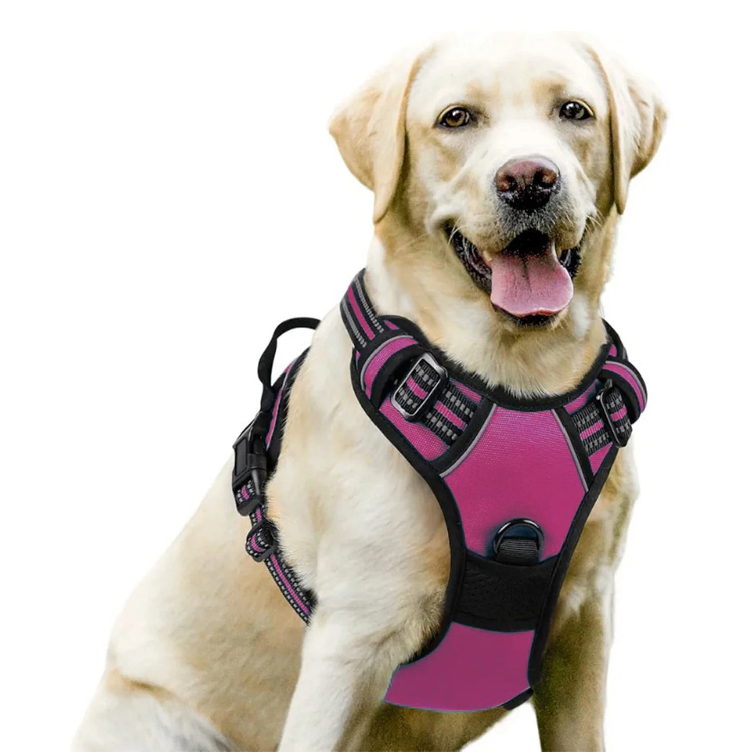Dog Harness No Pull Pet Harness Adjustable Padded Dog Vest with Easy Control Handles for Large Dogs Adjustable Oxford Vest