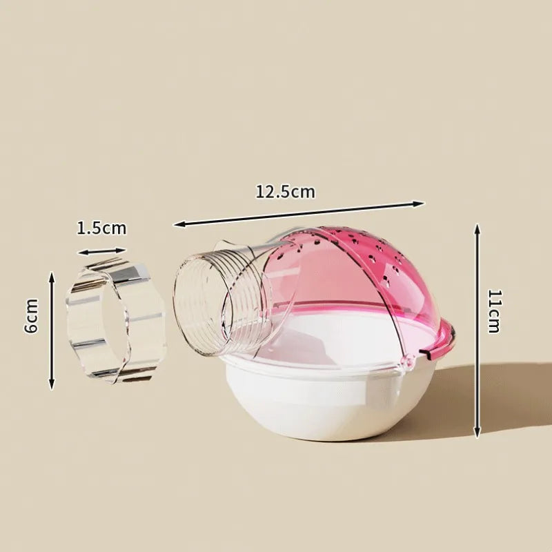 Hamster Sand Room - Acrylic Clear Bathroom Basin