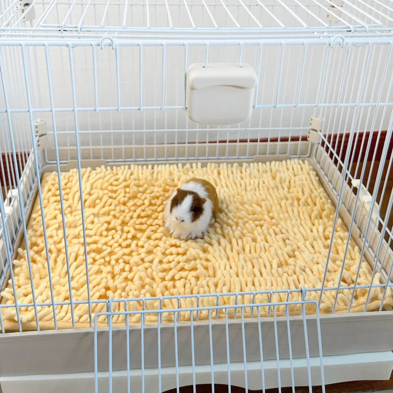 Small Pet Fleece Bed Mat - Soft Plush Sleeping Pad