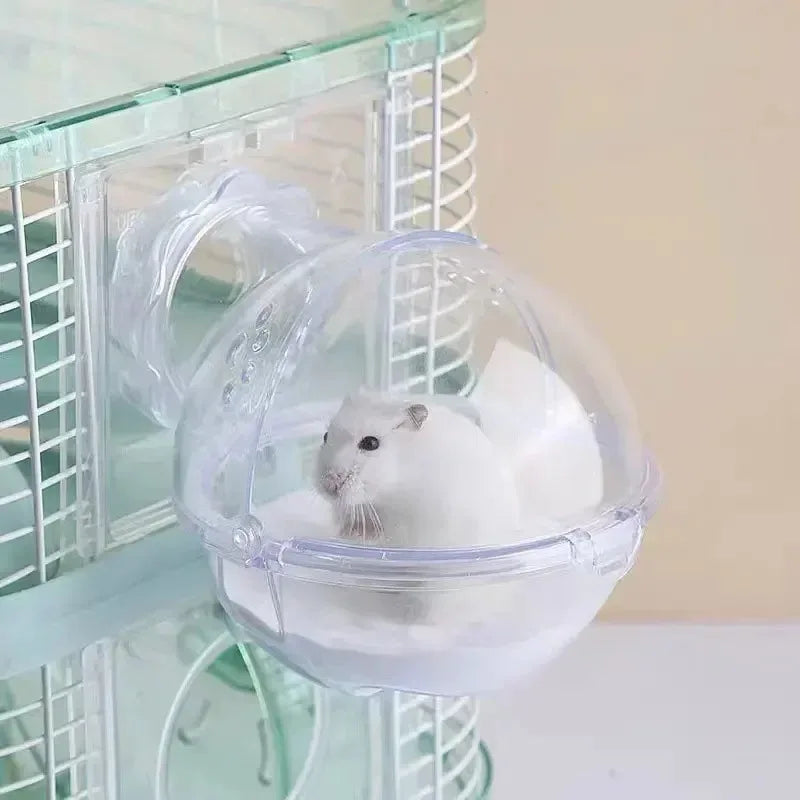 Hamster Sand Room - Acrylic Clear Bathroom Basin