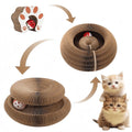 Foldable Cat Scratcher - Multi-Level with Bell & Catnip
