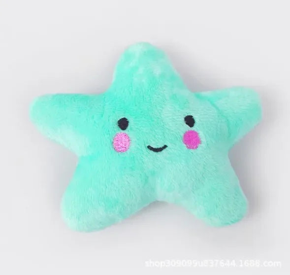 Dog & Cat Squeaky Plush Toy - Cute Chew Toy