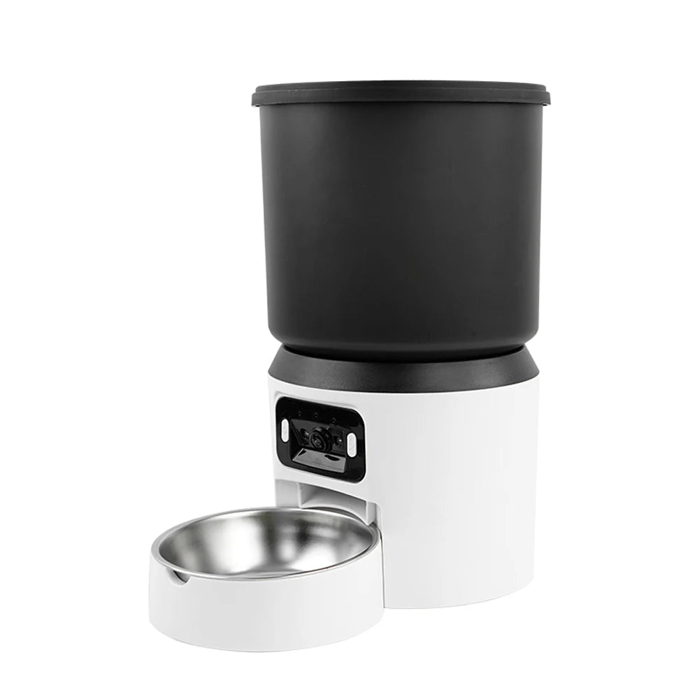 Smart Pet Feeder 4L with Camera - WiFi Auto Dispenser