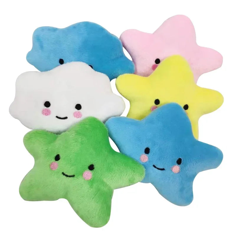 Dog & Cat Squeaky Plush Toy - Cute Chew Toy