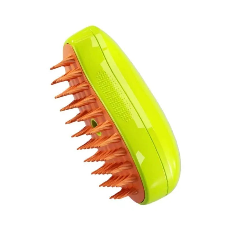 Pet Steam Grooming Brush - 3-in-1 Spray Massage Deshedder