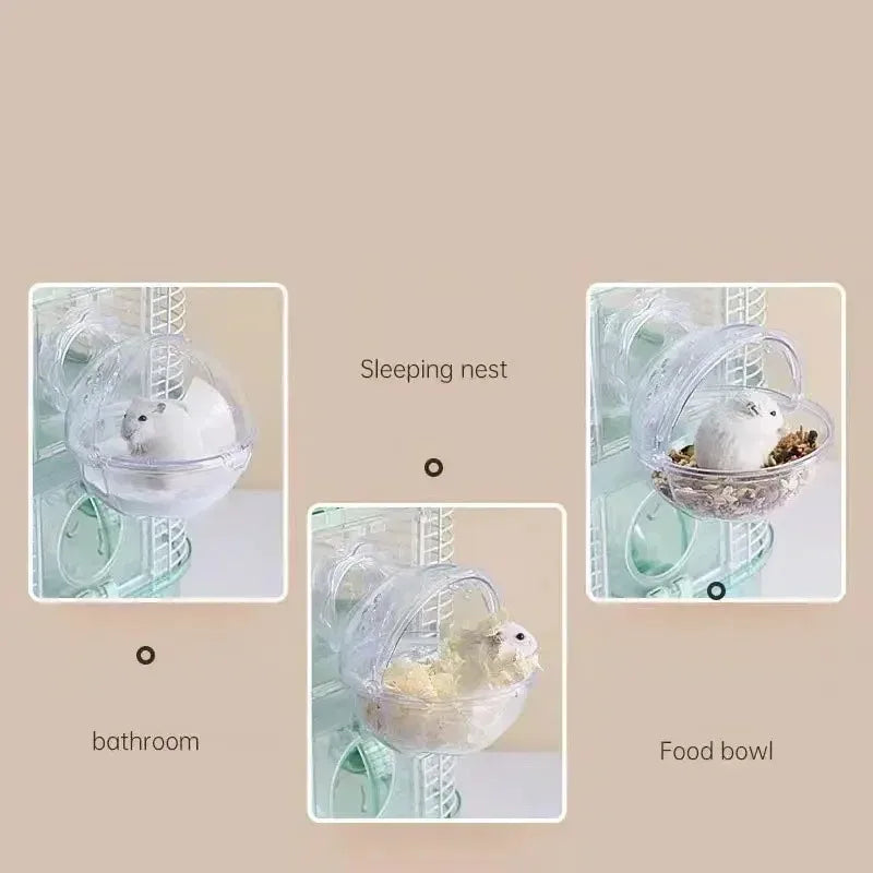 Hamster Sand Room - Acrylic Clear Bathroom Basin
