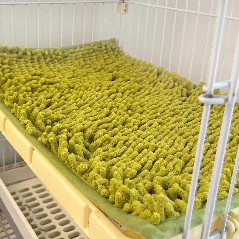 Small Pet Fleece Bed Mat - Soft Plush Sleeping Pad