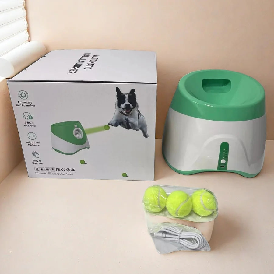 Dog Ball Launcher - Automatic Tennis Throwing Machine