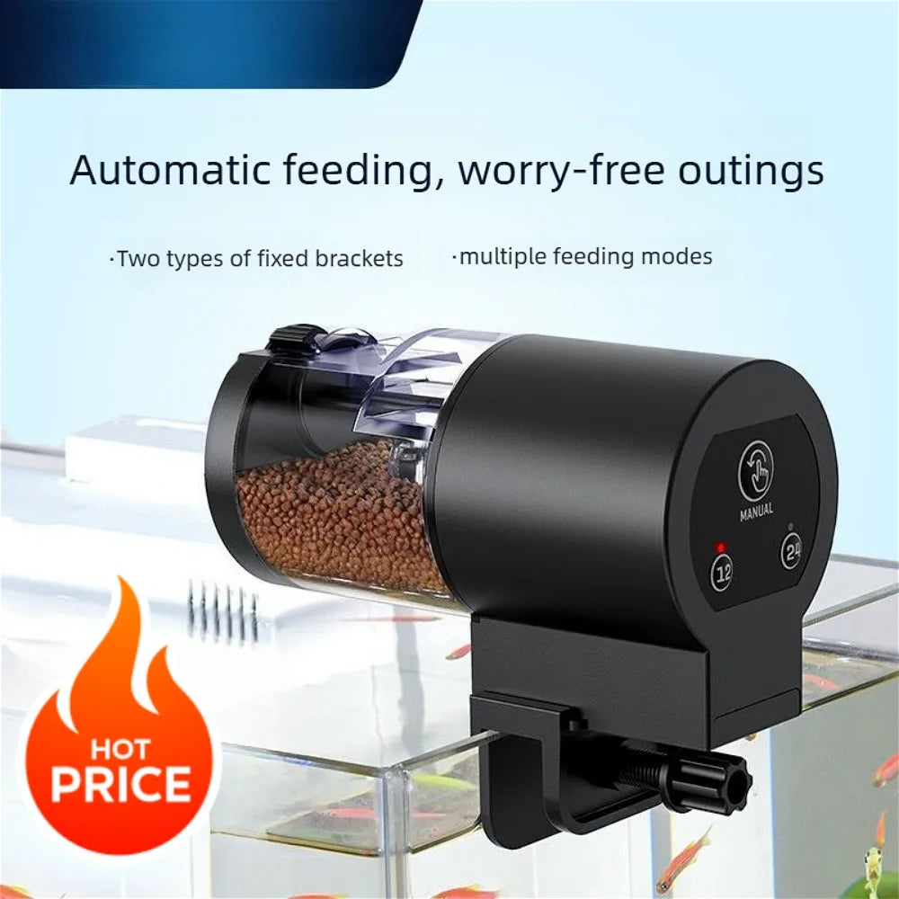 Automatic Fish Feeder - Battery Operated 100ML Timer