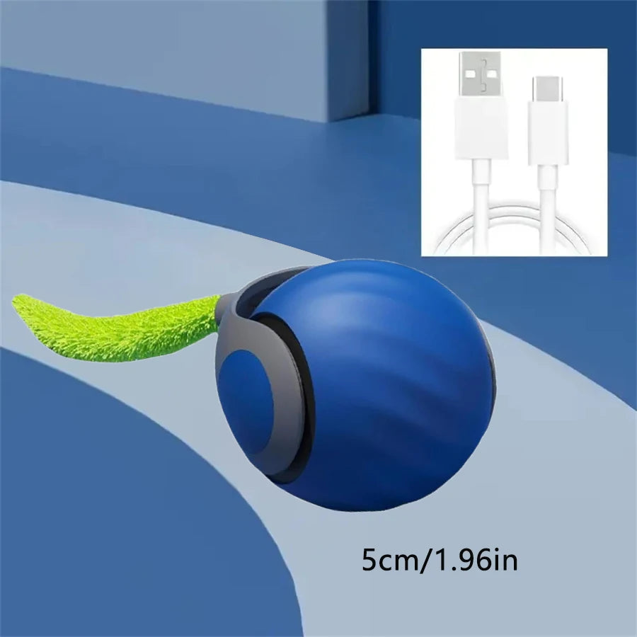 Smart Cat Ball - Auto Rolling Electric Toy with LED