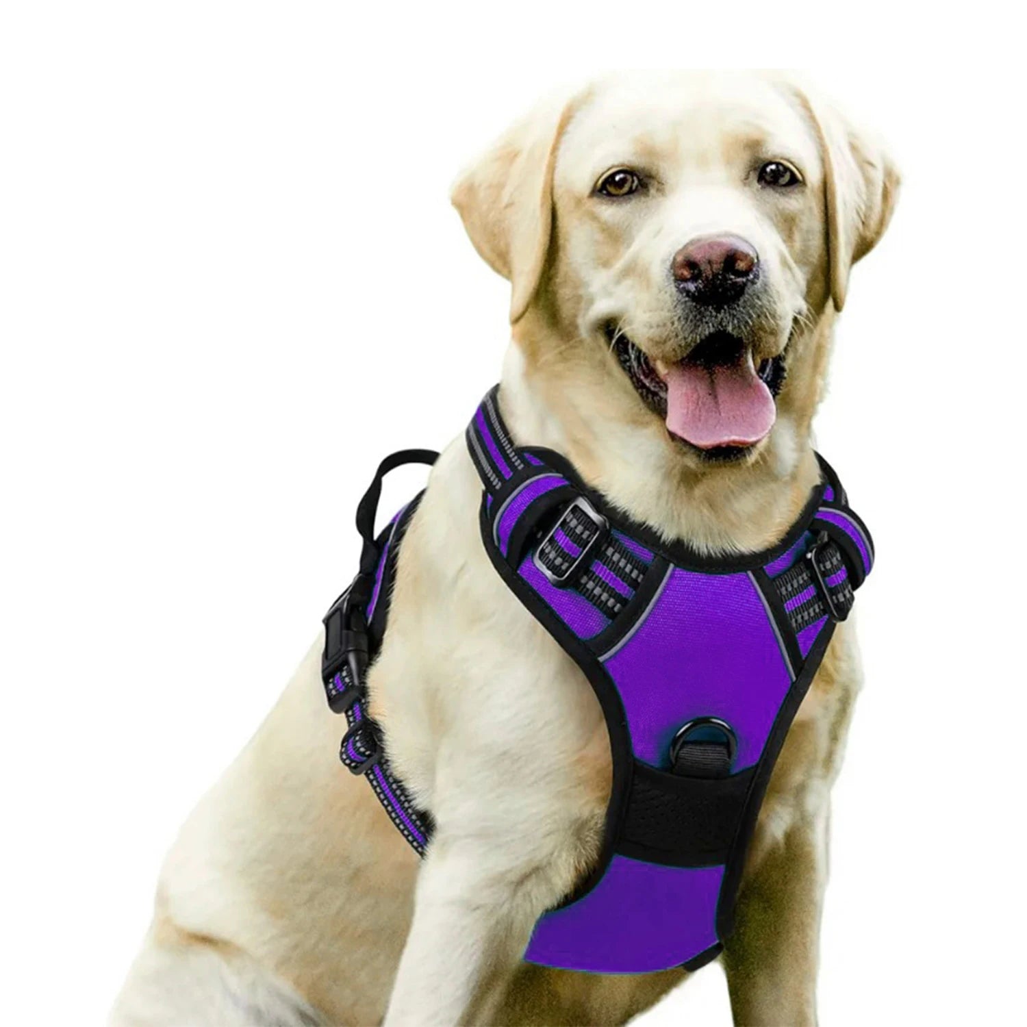 Dog Harness No Pull Pet Harness Adjustable Padded Dog Vest with Easy Control Handles for Large Dogs Adjustable Oxford Vest
