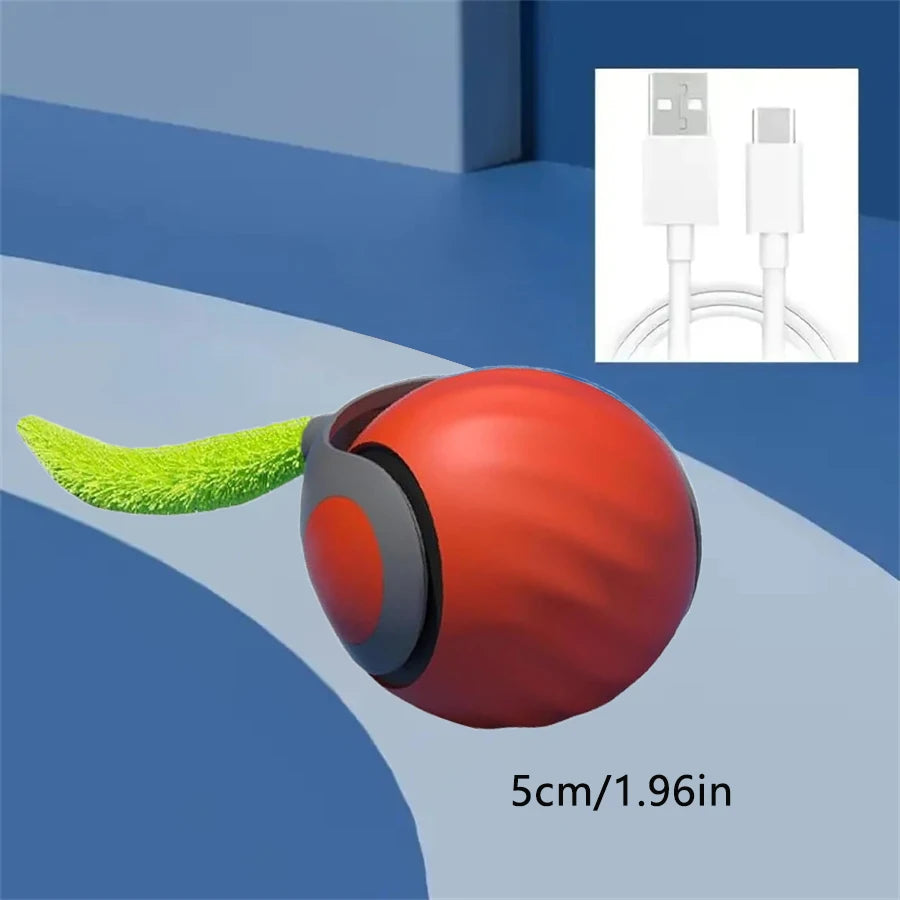 Smart Cat Ball - Auto Rolling Electric Toy with LED