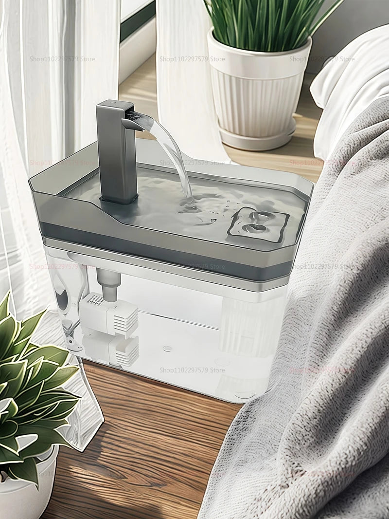 1.5L Cat Water Fountain Auto Filter Pet Water Dispenser USB Live Water Circulation Automatic Drinking Fountain for Cats and Pets