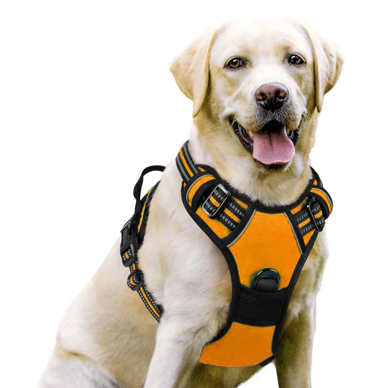 Dog Harness No Pull Pet Harness Adjustable Padded Dog Vest with Easy Control Handles for Large Dogs Adjustable Oxford Vest