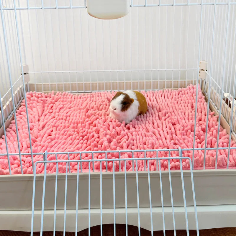 Small Pet Fleece Bed Mat - Soft Plush Sleeping Pad
