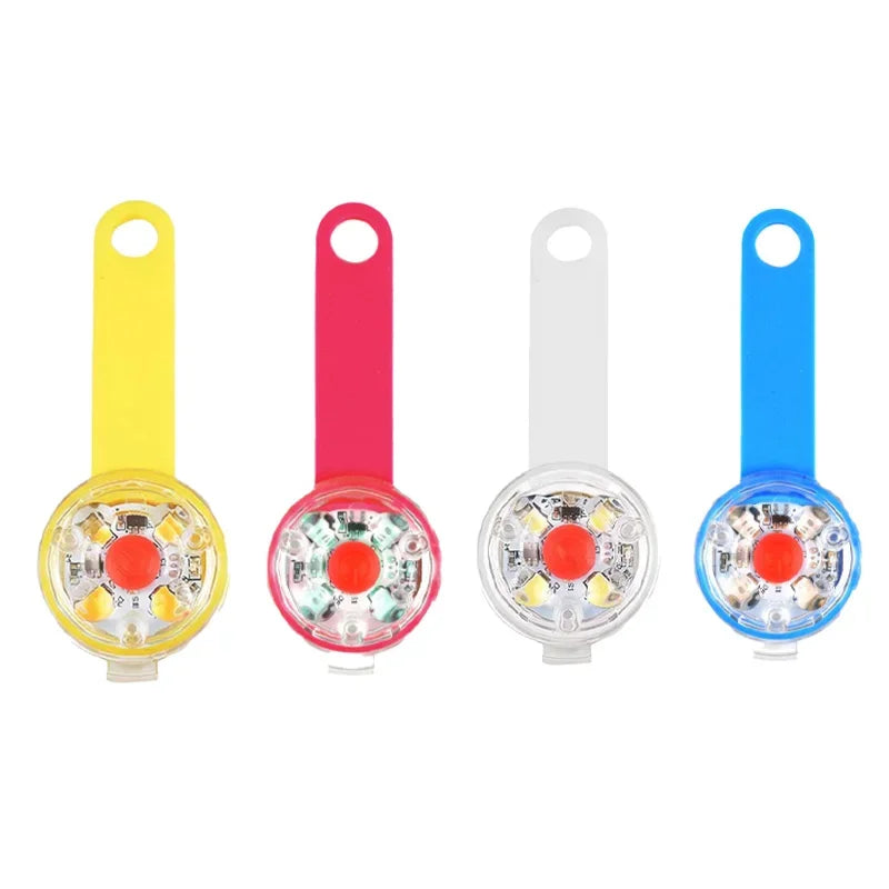 LED Dog Collar Light USB Rechargeable Waterproof Safety Night Walking Flash Pendant Anti-Lost Glow Tag for Puppy Pet Accessories