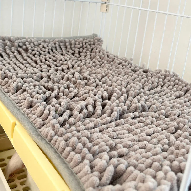 Small Pet Fleece Bed Mat - Soft Plush Sleeping Pad