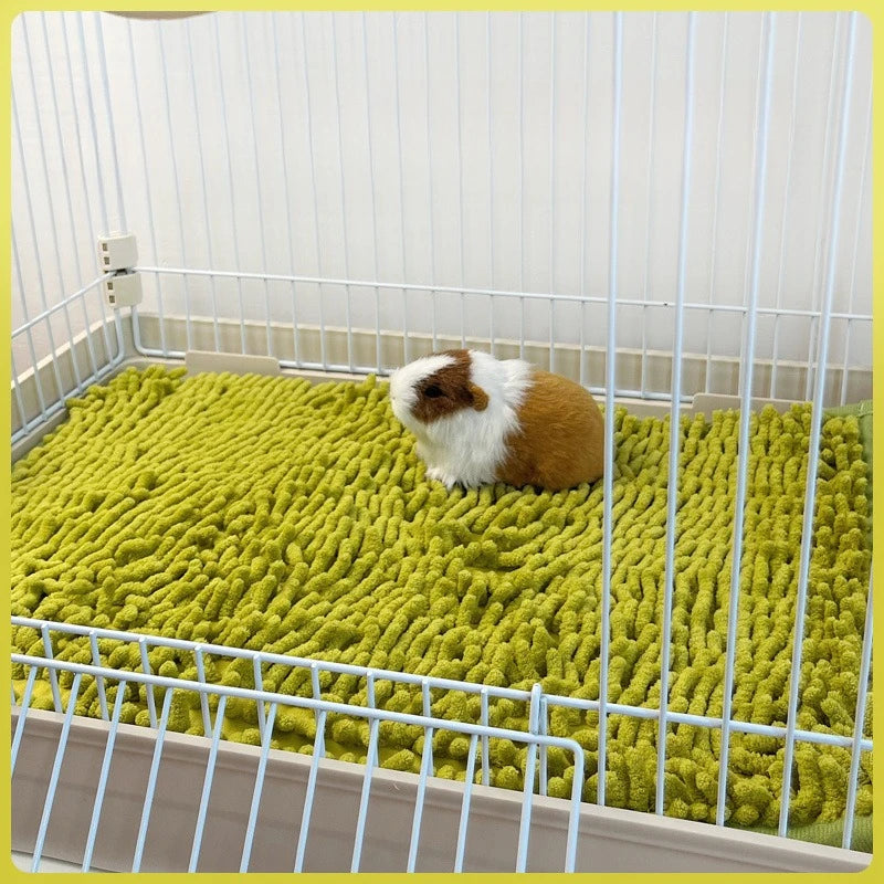 Small Pet Fleece Bed Mat - Soft Plush Sleeping Pad