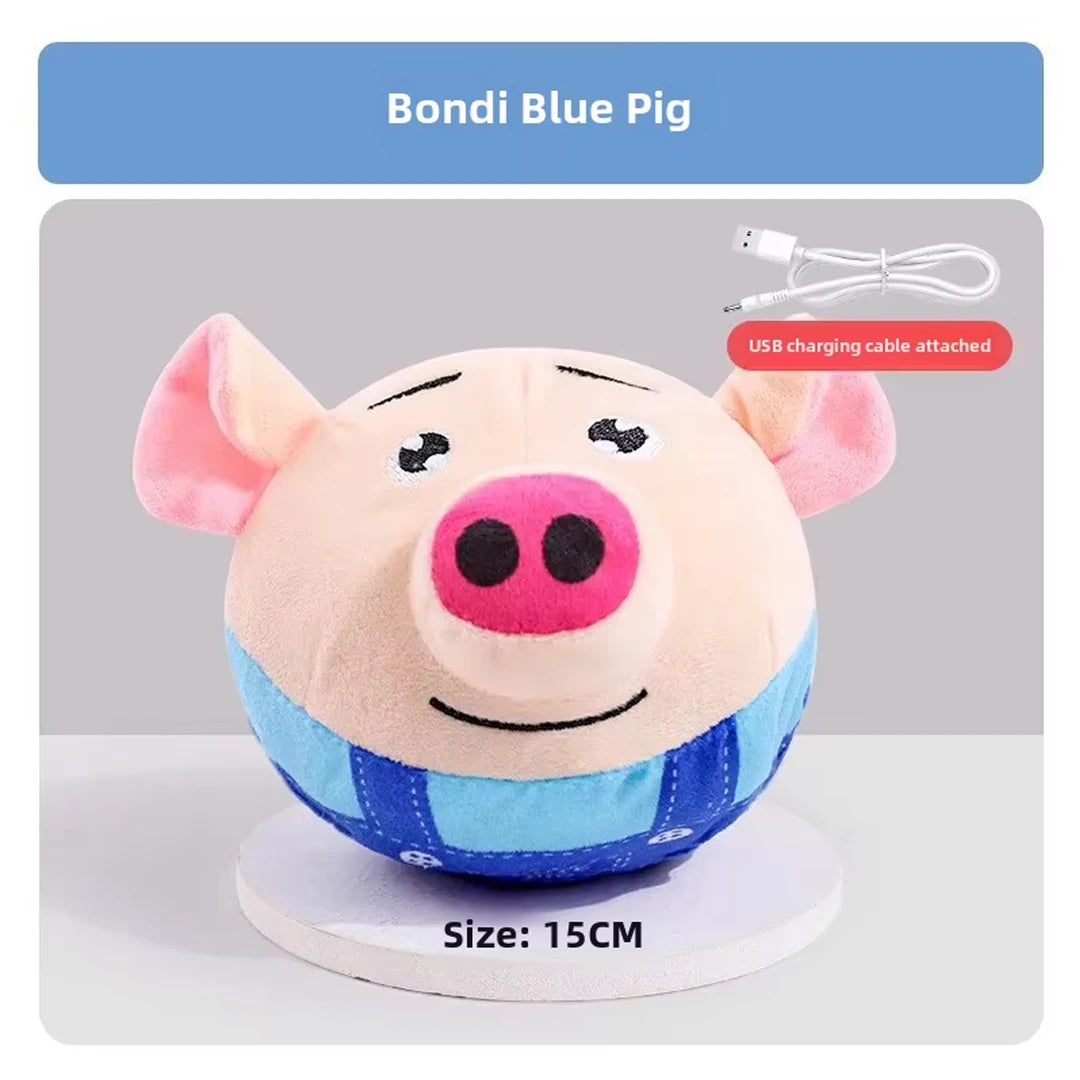 Dog Interactive Puzzle Ball - Electric Jumping USB Rechargeable