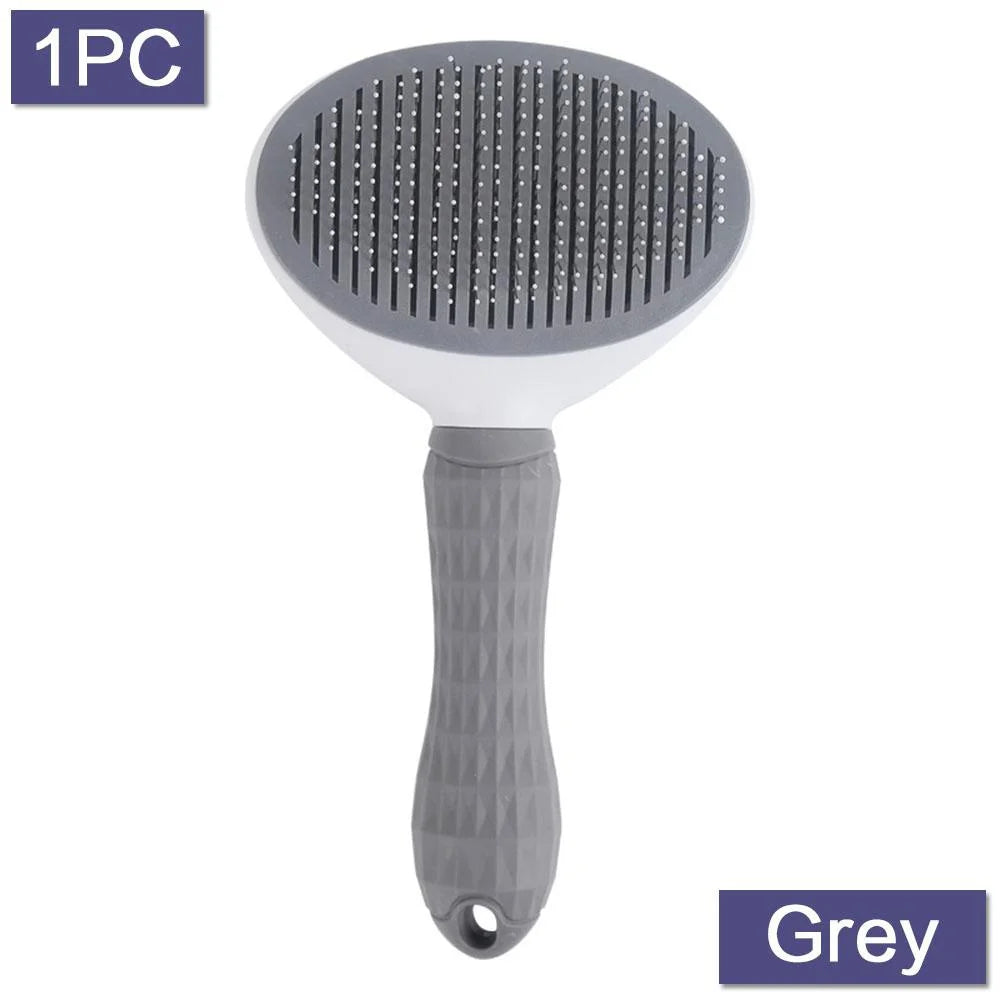 Self Cleaning Slicker Brush for Dogs and Cats Stonego Pet Grooming Tool Removes Undercoat Shedding Mats and Hair