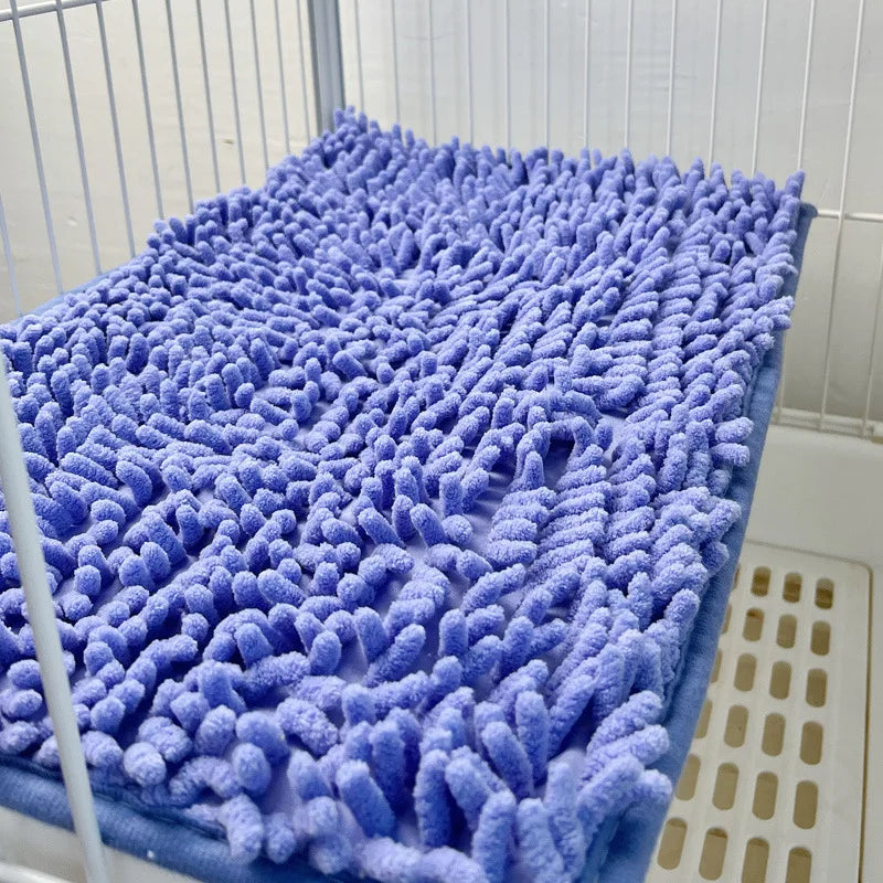 Small Pet Fleece Bed Mat - Soft Plush Sleeping Pad