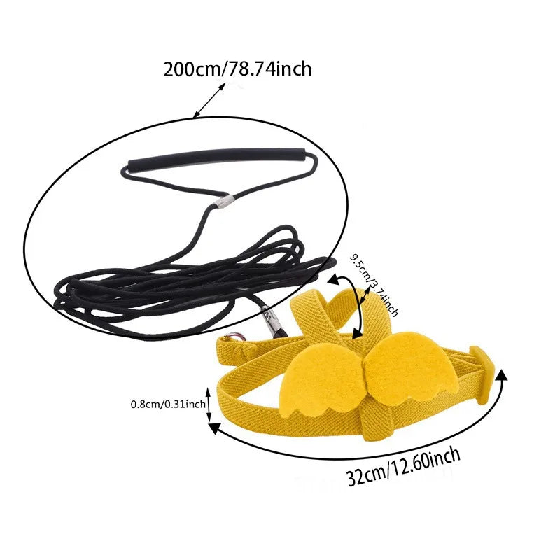 Parrot Flight Harness & Leash - Outdoor Training Suit