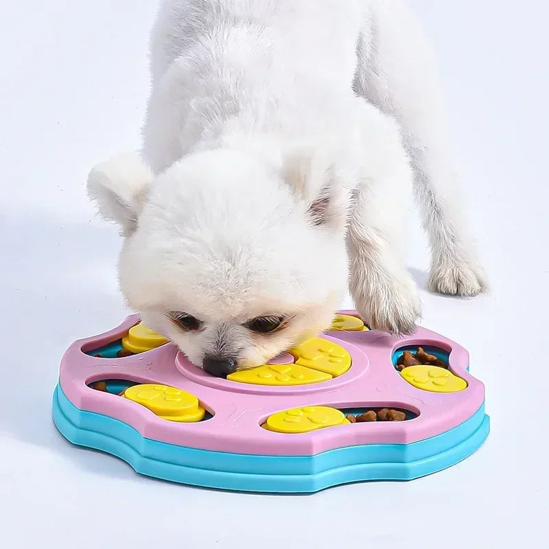 Dog Puzzle Slow Feeder - Interactive IQ Training Toy