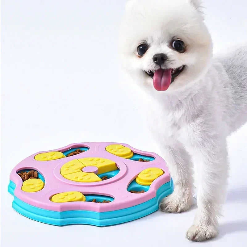 Dog Puzzle Slow Feeder - Interactive IQ Training Toy