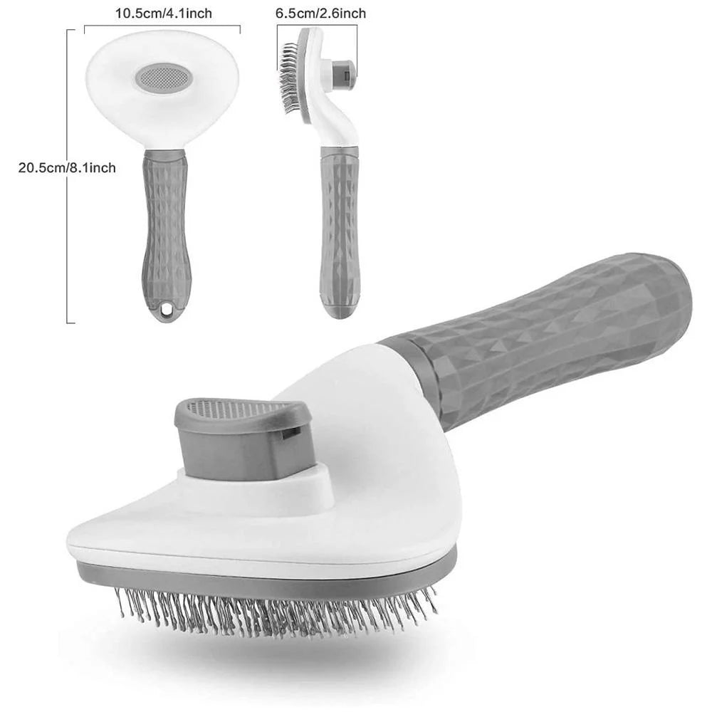 Pet Grooming Slicker Brush - Removes Undercoat & Mats