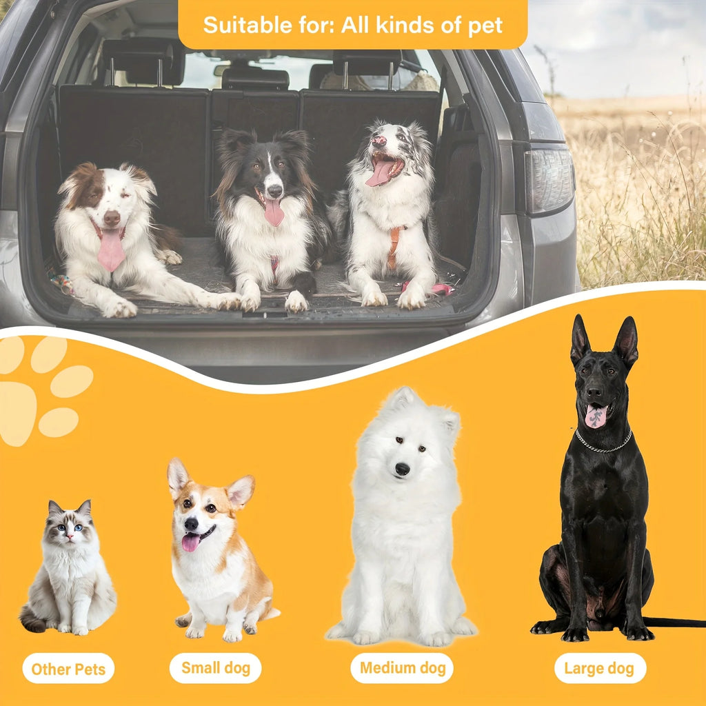 Adjustable Dog  Seat Belt Harness - Elastic Nylon Retractable Safety Restraint with Secure Clasps for All Dog Sizes, Dog Harness