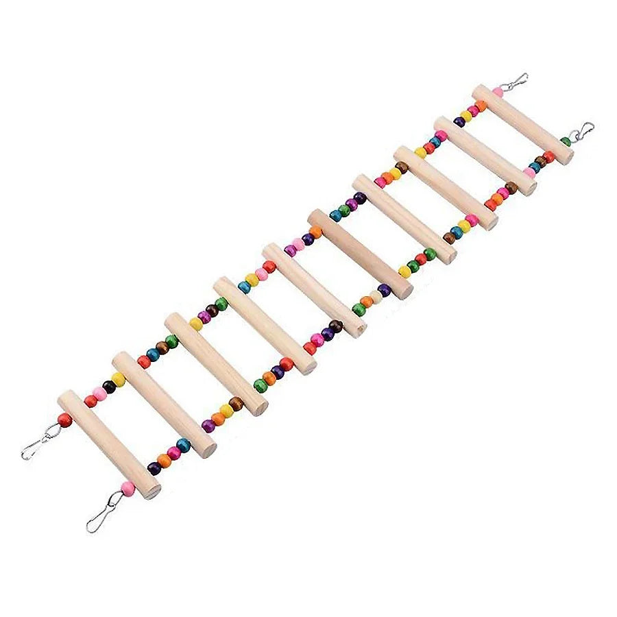 Bird Ladder Bridge - 10-Step Wooden Climbing Toy