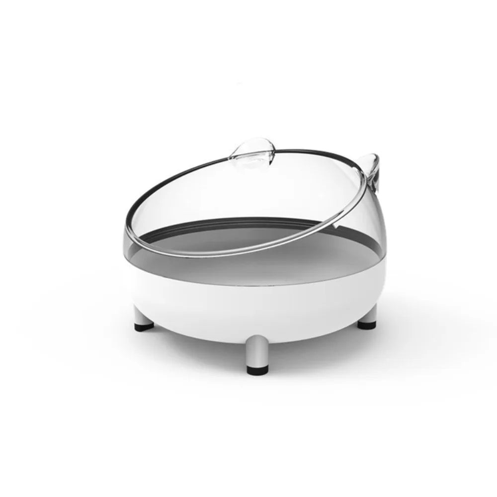 Hamster Sand Bath Box - Transparent Cage Toilet