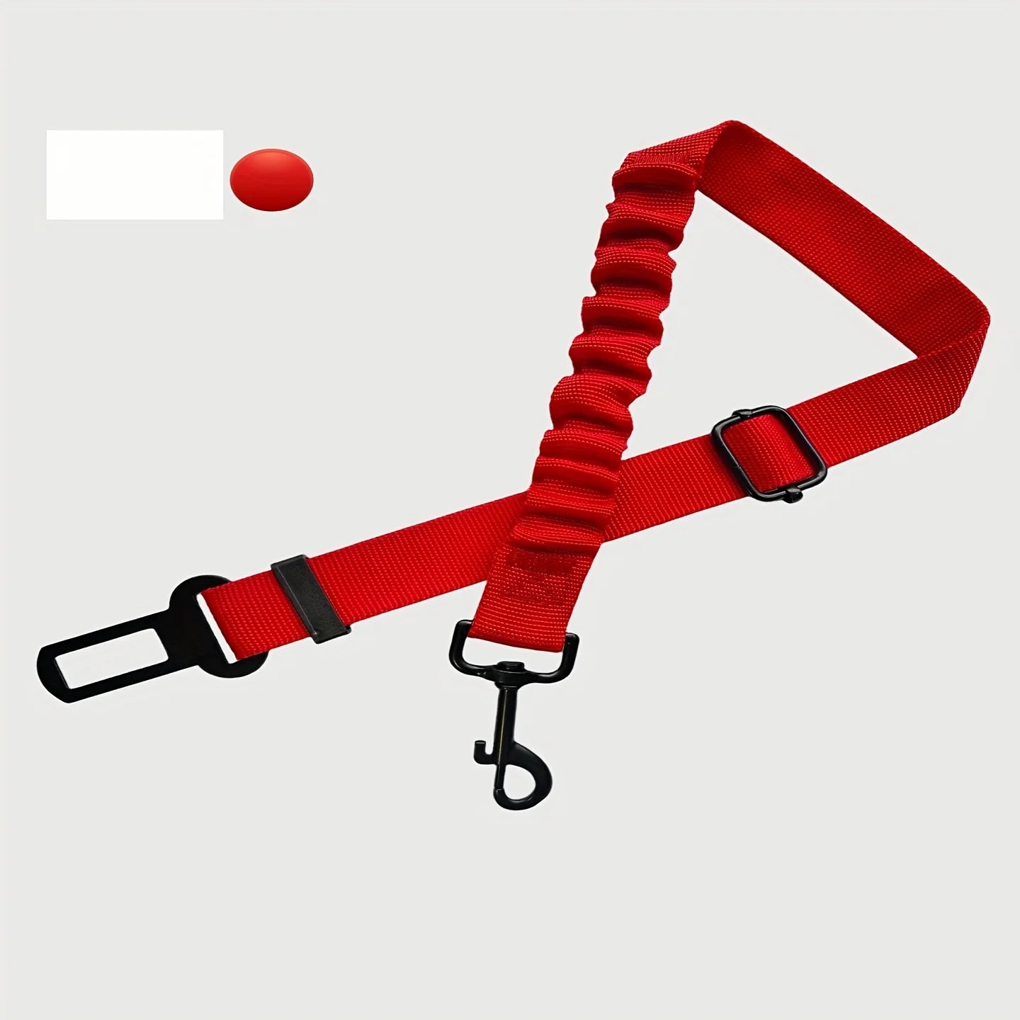 Adjustable Dog  Seat Belt Harness - Elastic Nylon Retractable Safety Restraint with Secure Clasps for All Dog Sizes, Dog Harness