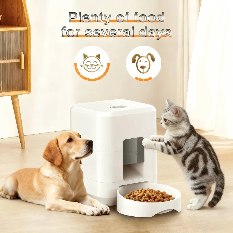 Smart Pet Feeder 2L - WiFi App Control Auto Dispenser