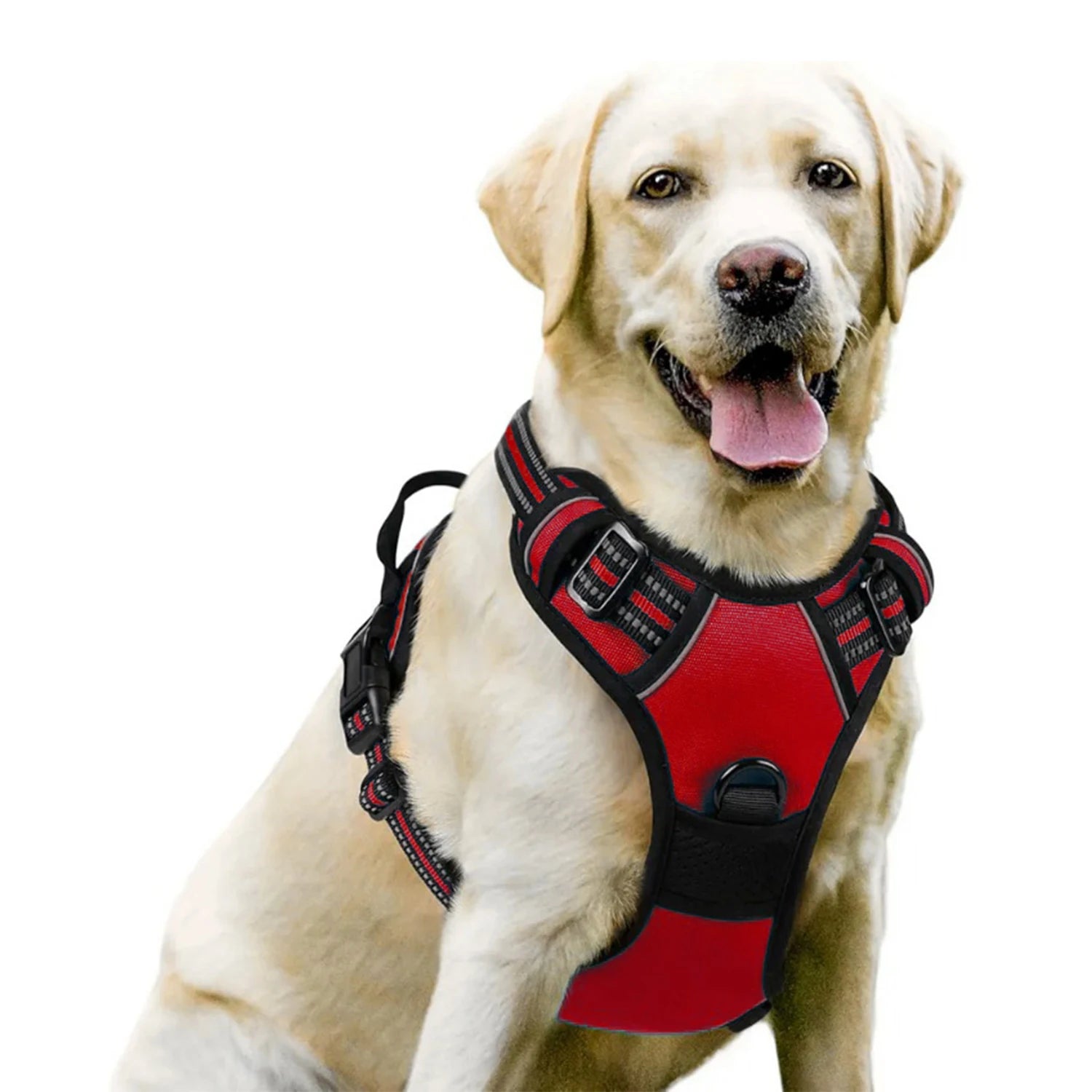 Dog Harness No Pull Pet Harness Adjustable Padded Dog Vest with Easy Control Handles for Large Dogs Adjustable Oxford Vest